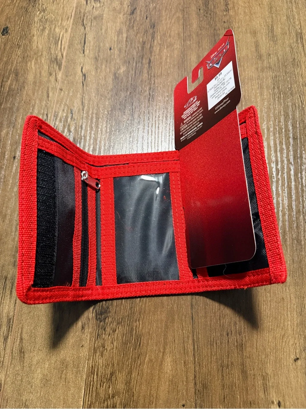 Disney Cars Lightning McQueen Sleeve Wallet in Red and Yellow